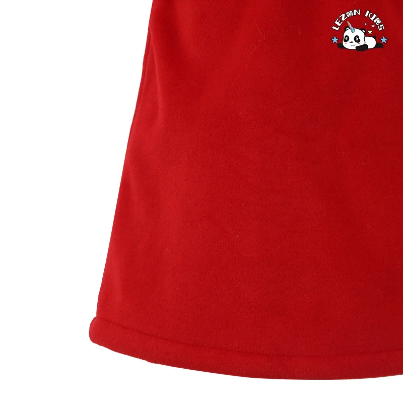 LEZONKIDS - Personalização OEM Conjunto de Roupas de Meninas da Moda do Ano Novo Cape Jaqueta Conjunto de Vestido Sem Manga para Meninas